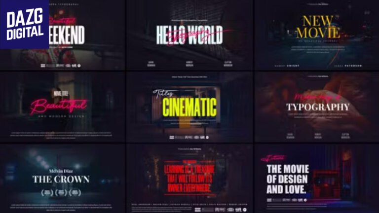 Videohive Cinematic Film Titles for Premiere Pro 52871633