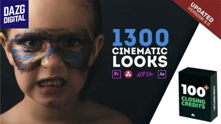 Videohive 1300 LUTs Color Presets Pack | Cinematic Looks – Premiere Pro V8.1 23392018