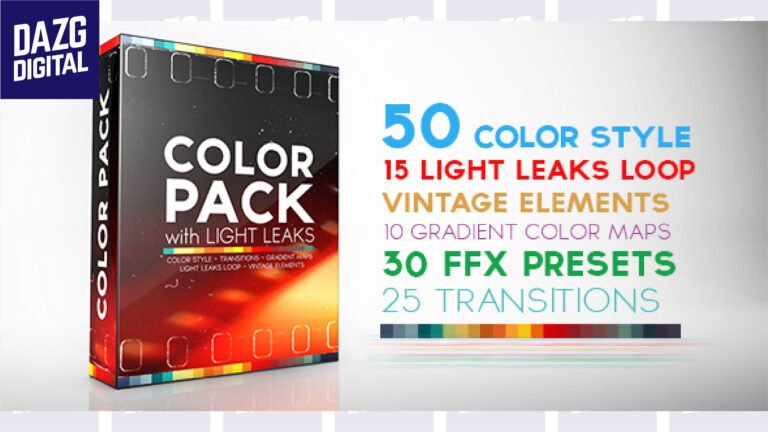 Videohive Color Pack with Light Leaks 12251466