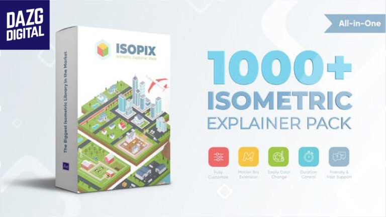 Videohive Isopix – Isometric Explainer Pack 31944698