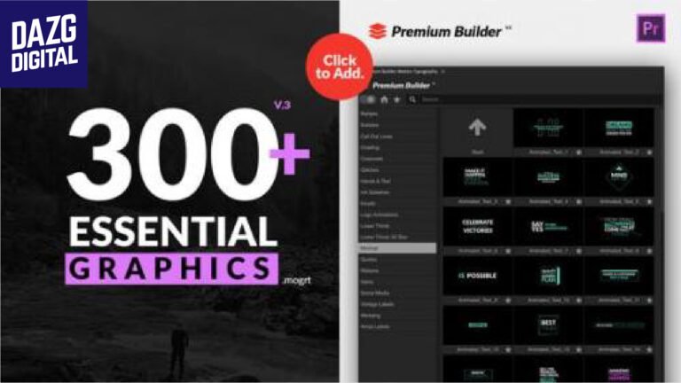 Videohive – Motion Typography Essential Graphics  Mogrt – Premiere Pro