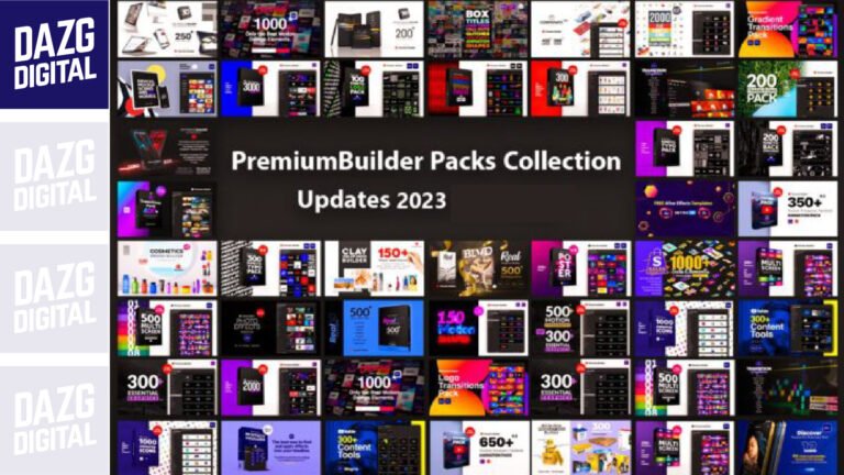 Videohive PremiumBuilder Packs Collection 2023 Updates