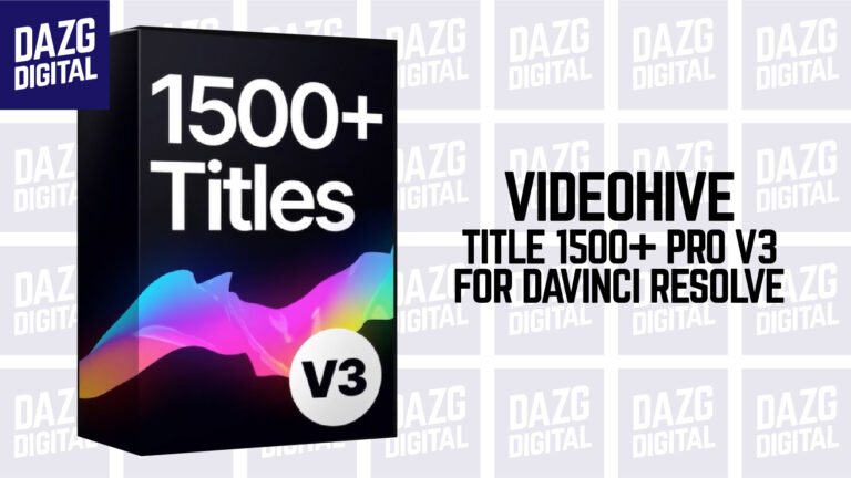 Videohive Titles Pro for DaVinci Resolve 34872698