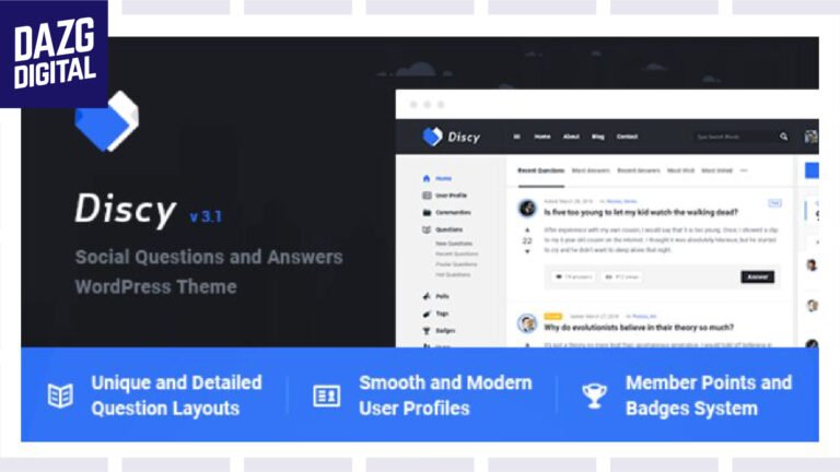 Discy v5.7.2 WordPress Theme