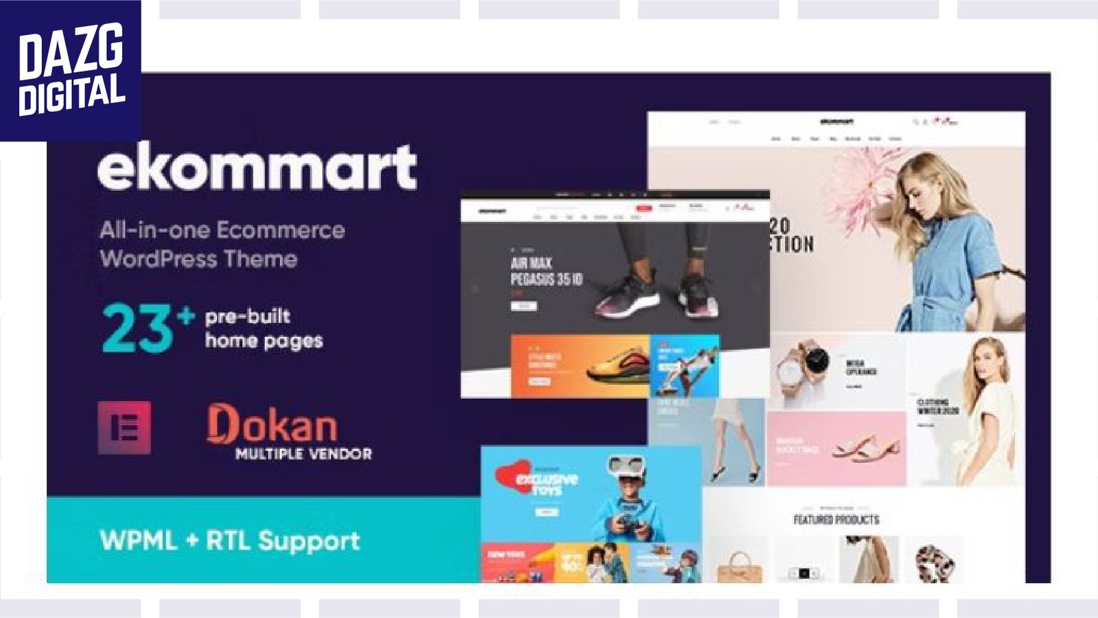 Ekommart v4.1.2 WordPress Theme