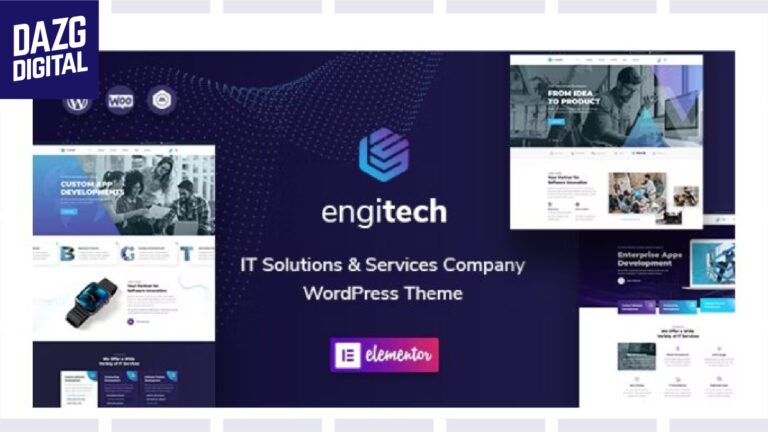 Engitech v1.8.4 WordPress Theme