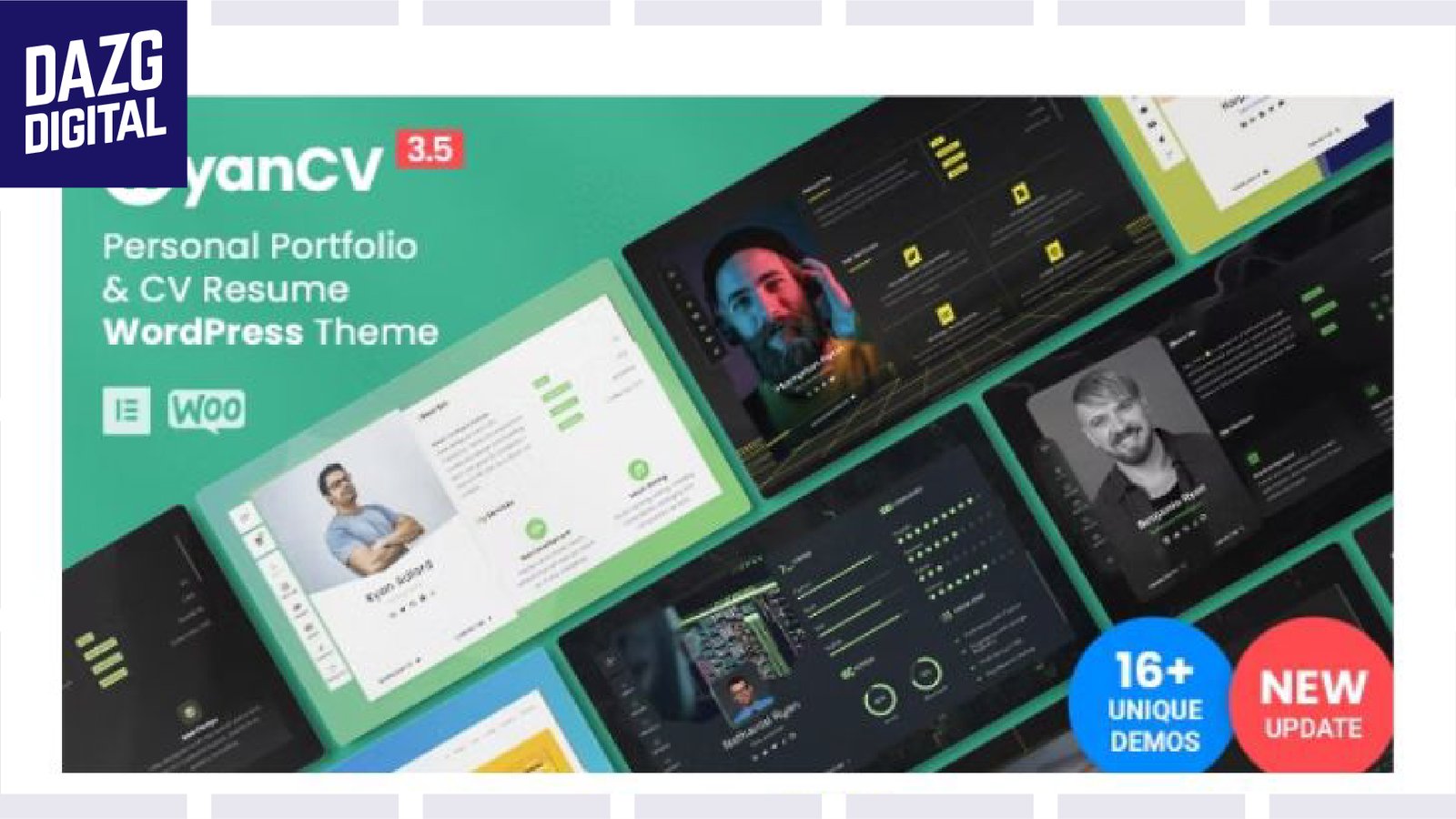 RyanCV v3.7.1 WordPress Theme