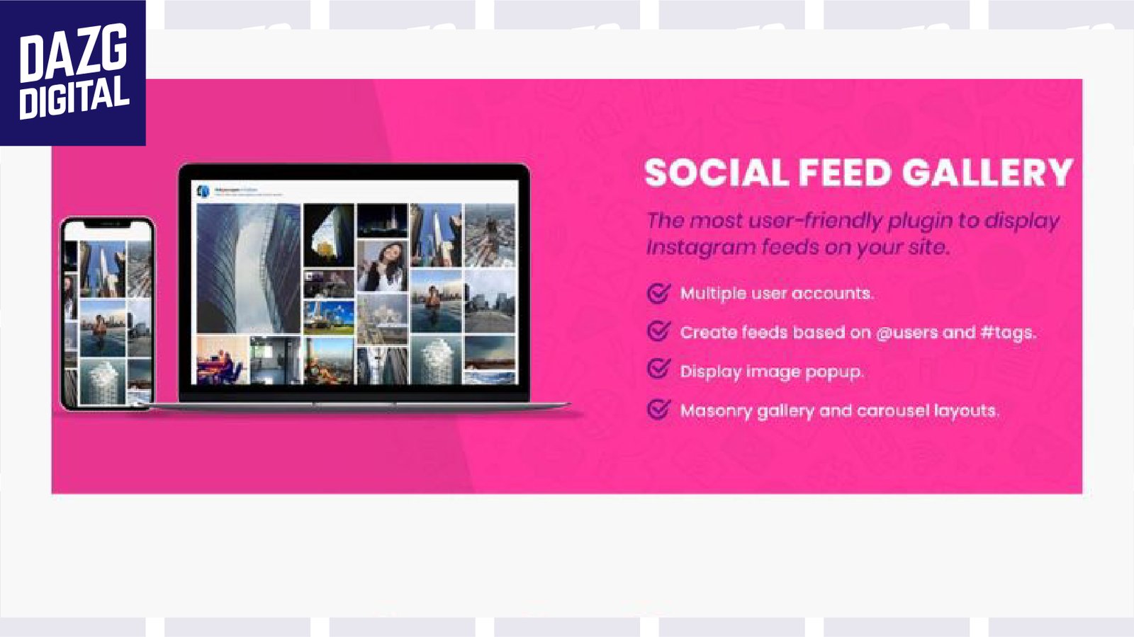 Social Feed Gallery PRO v4.1.0 WordPress Plugins