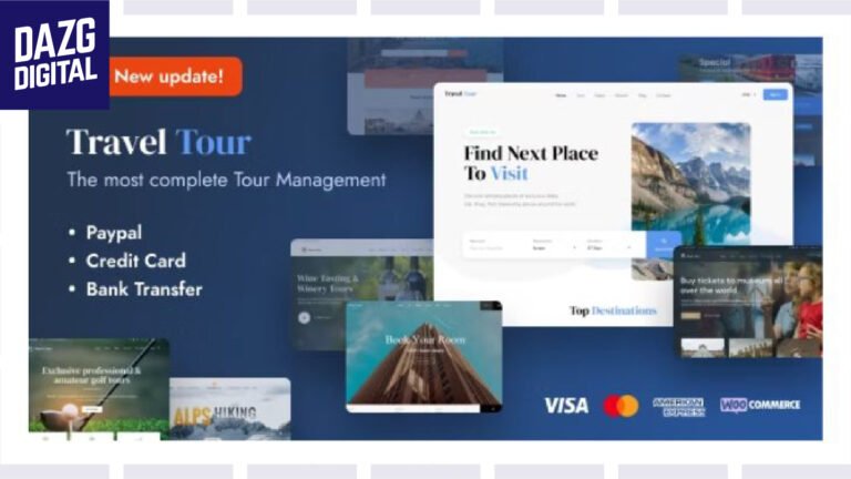 Travel Tour v5.1.9 WordPress Theme