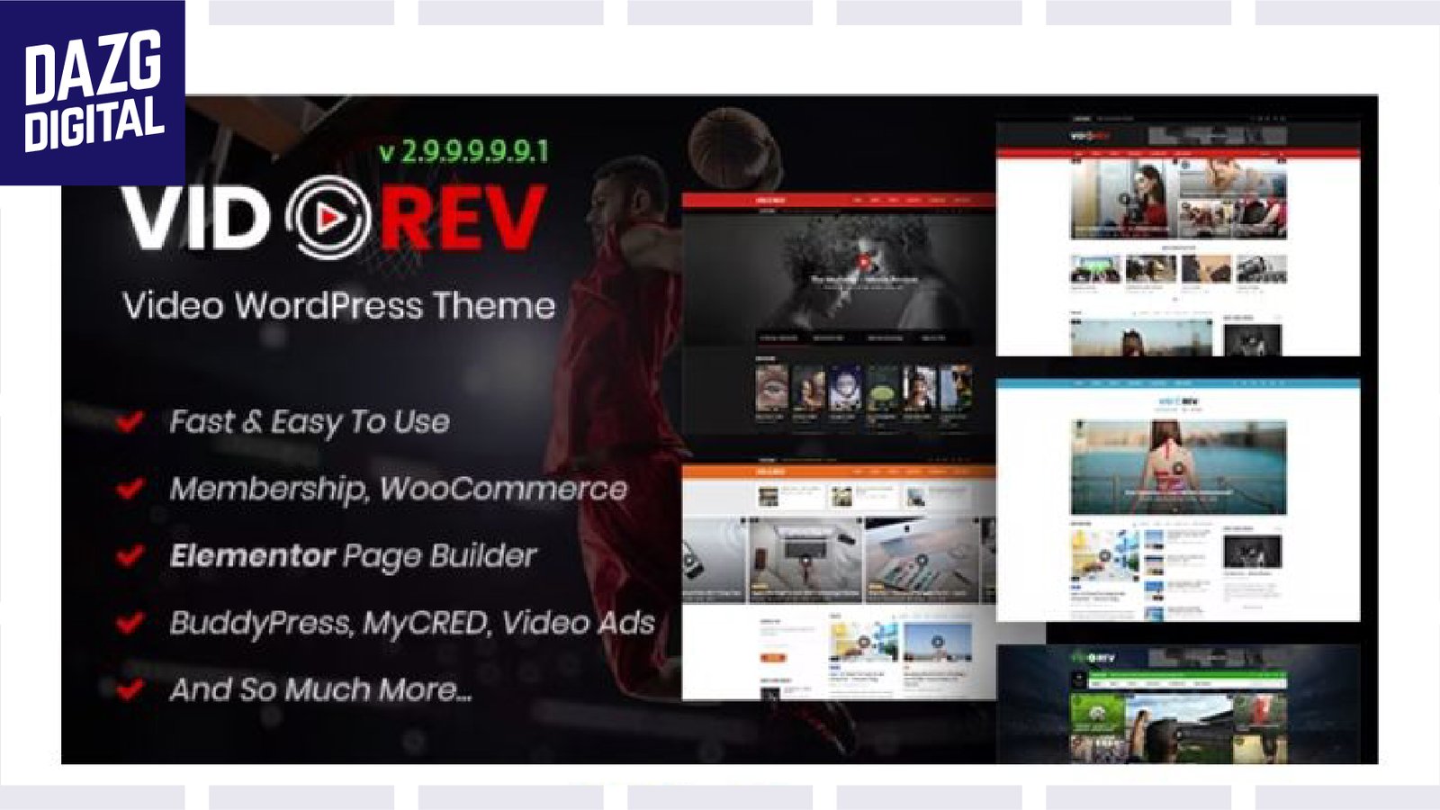 VidoRev v2.9.9.9.9.9.4 WordPress Theme