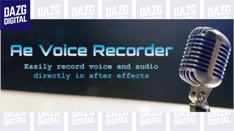 Aescripts Ae Voice Recorder v1.2