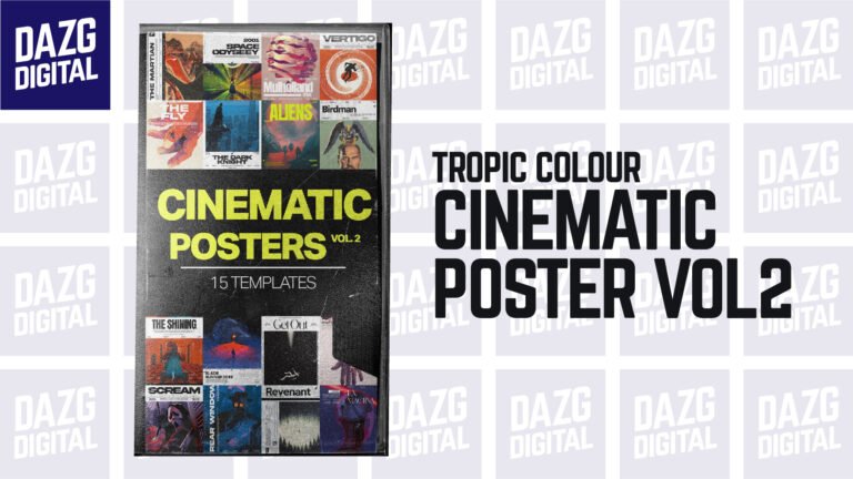 Tropic Colour Cinematic Social Media Poster Templates Vol 2