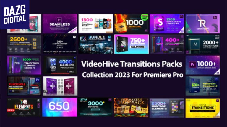 VideoHive Transitions Packs Collection 2023 For Premiere Pro