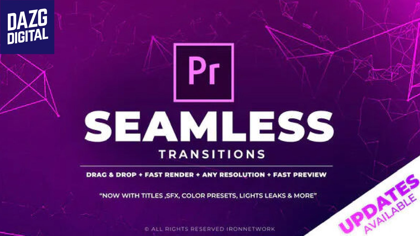 Videohive 700+ Pack Transitions, Light Leaks, Color Presets, Sound FX V2 27568538