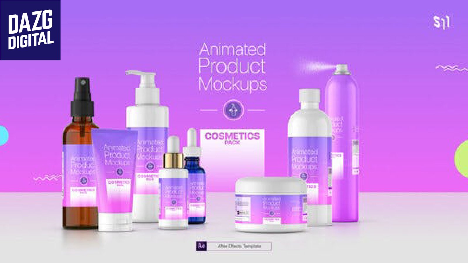 Videohive Animated Product Mockups Cosmetics Pack 25513188