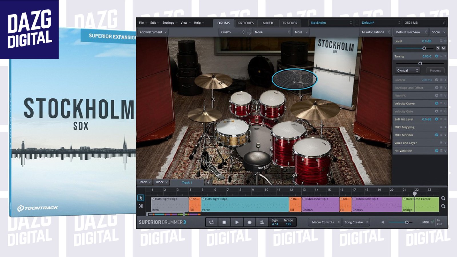 Toontrack Stockholm SDX [SUPERIOR DRUMMER 3 EXPANSION]
