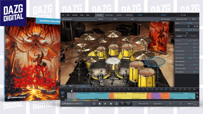 Toontrack – DEATH & DARKNESS SDX – Darkness part SDX [SUPERIOR DRUMMER 3 EXPANSION]
