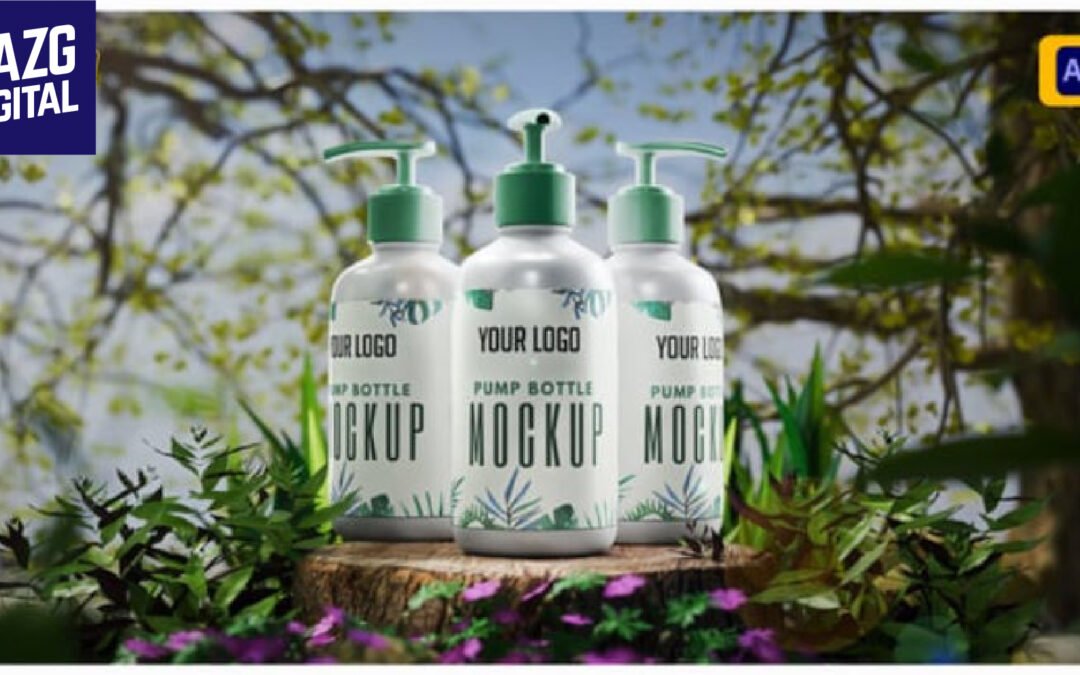 Videohive Pump Bottle Mockup 56474290