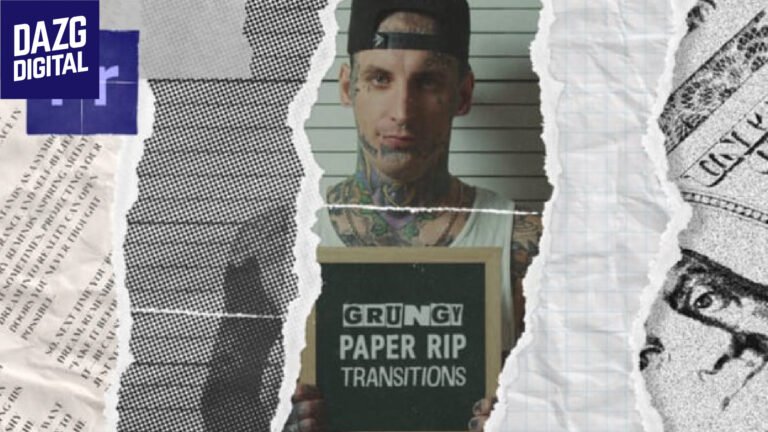 Videohive Grungy Paper Rip Transitions 57244560