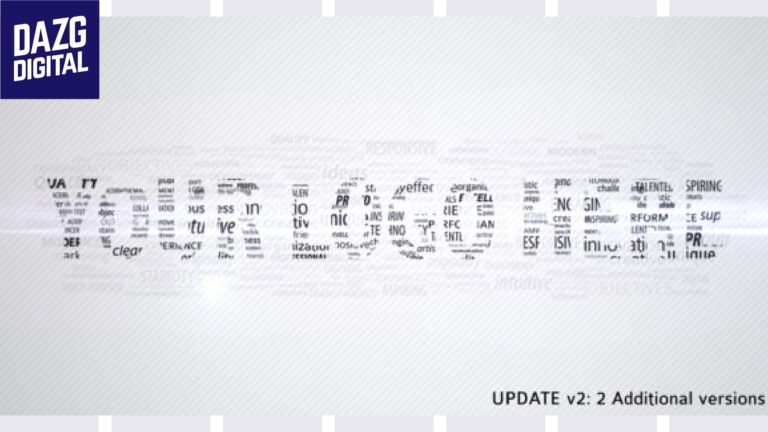 Videohive Buzzwords Logo Reveal II 9169284