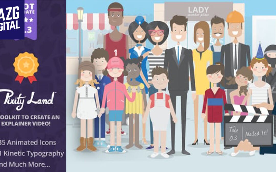 Videohive Pixity Land Character Animation Explainer Toolkit v3.6.3 7139829