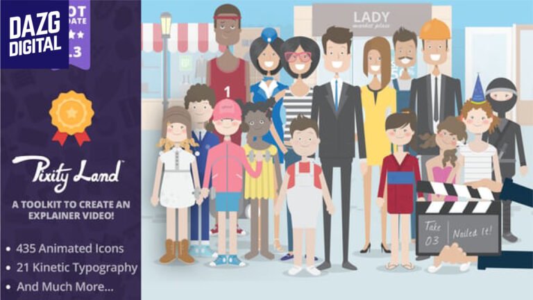 Videohive Pixity Land  Character Animation Explainer Toolkit v3.6.3 7139829