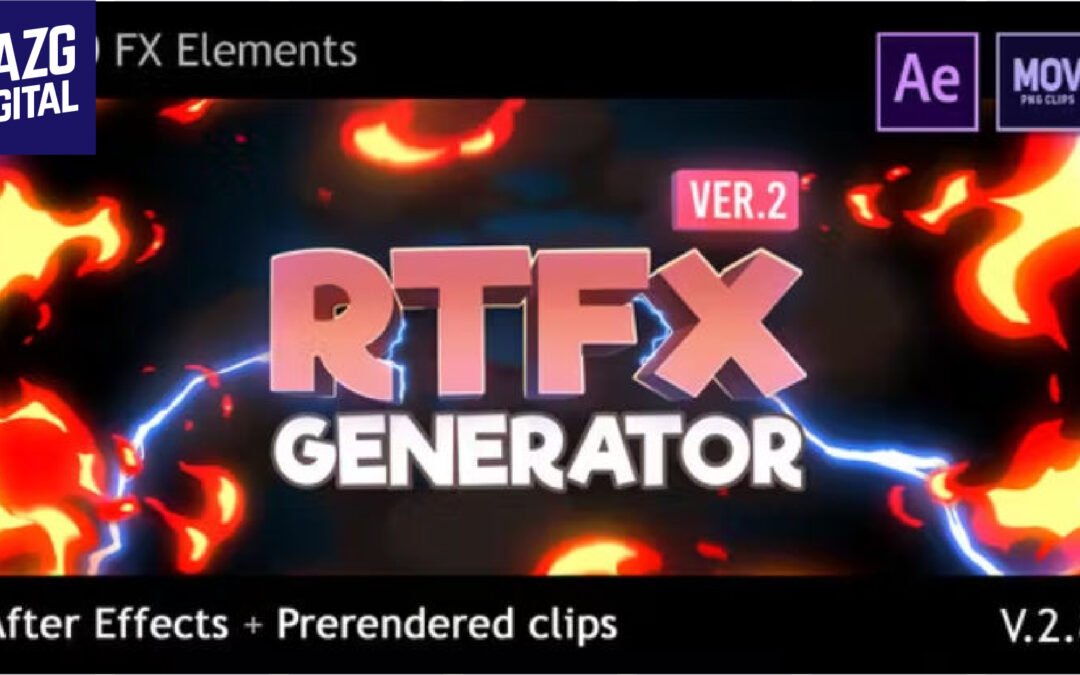 Videohive RTFX Generator [1850 FX elements] [After Effects + Pre-rendered clips] V2.8.1 19563523