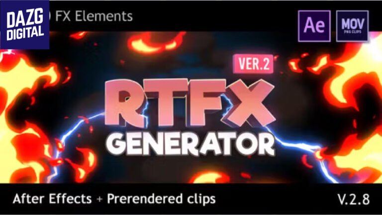 Videohive RTFX Generator [1850 FX elements] [After Effects + Pre-rendered clips] V2.8.1 19563523