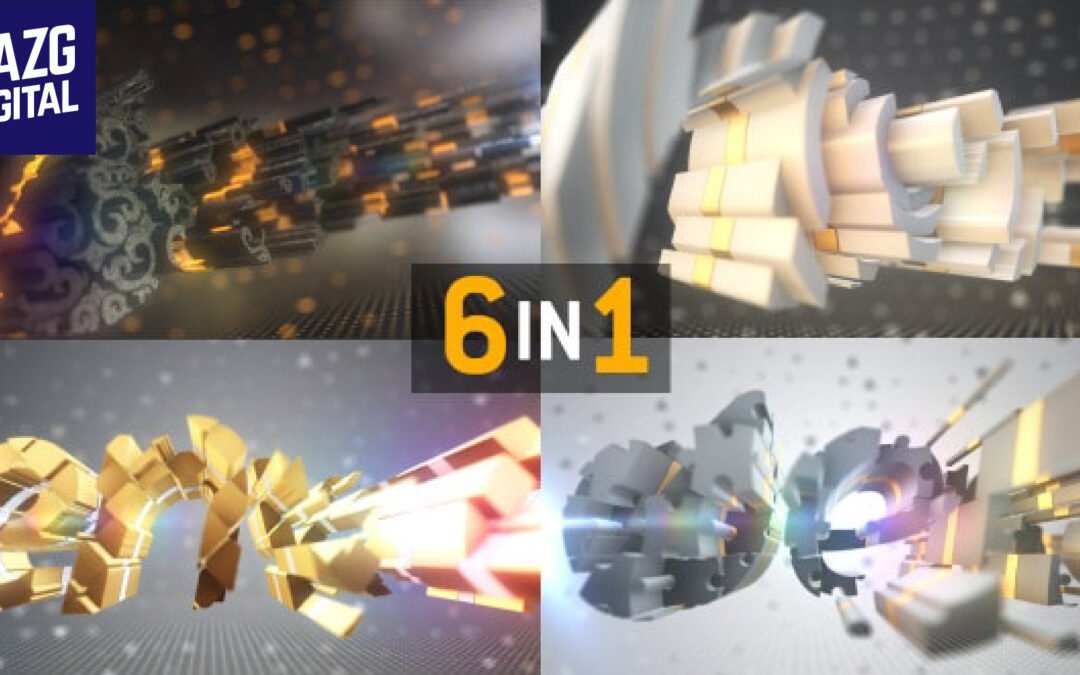 Videohive Sliced Logo Text Element 3d Reveal 4903737