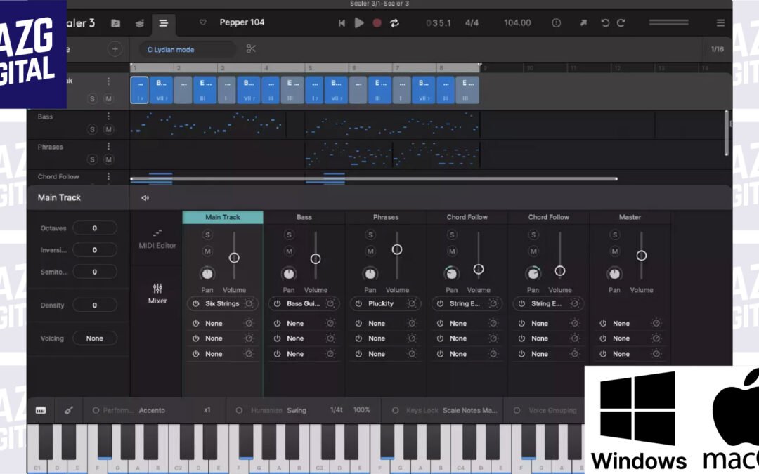 Scaler Music Scaler 3 v1.0.6 Incl License WIN-MAC