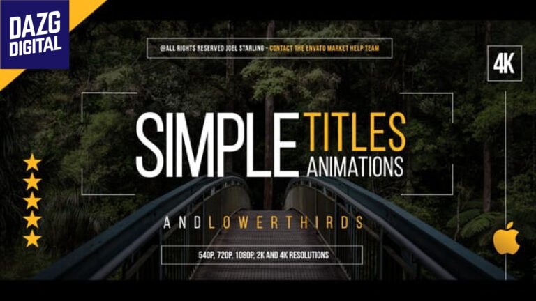 Videohive 30 Simple Titles for Final Cut Pro X 19631556