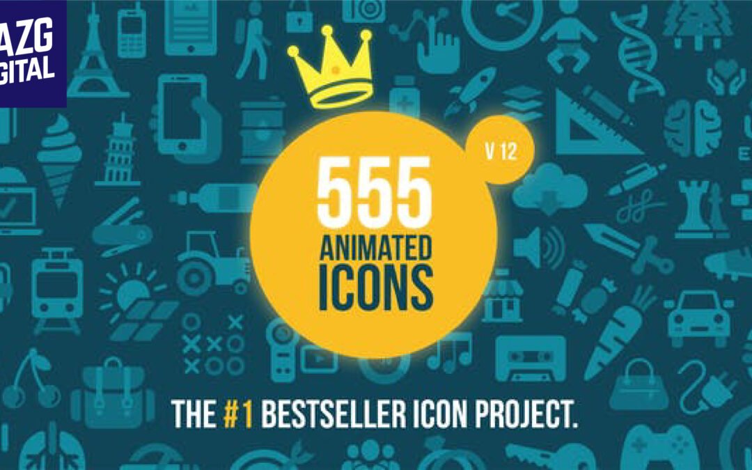Videohive 555 Animated Icons V12 5586340