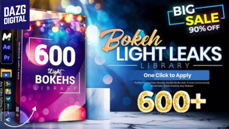 Videohive 600+ Bokeh [LIGHT LEAKS] Pack 57334896
