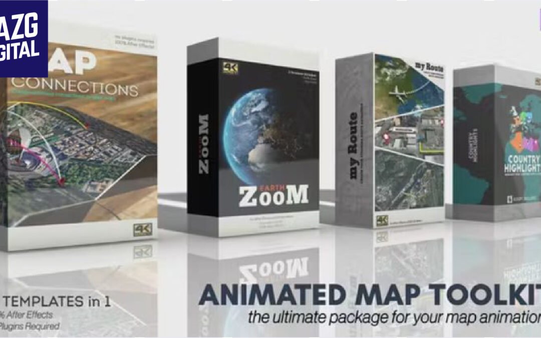 Videohive Animated Map Toolkit 30616266
