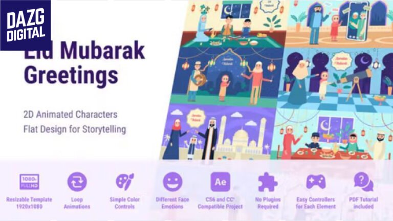 Videohive Eid Al Adha Mubarak Ramadan Kareem Greetings Opener 50807783