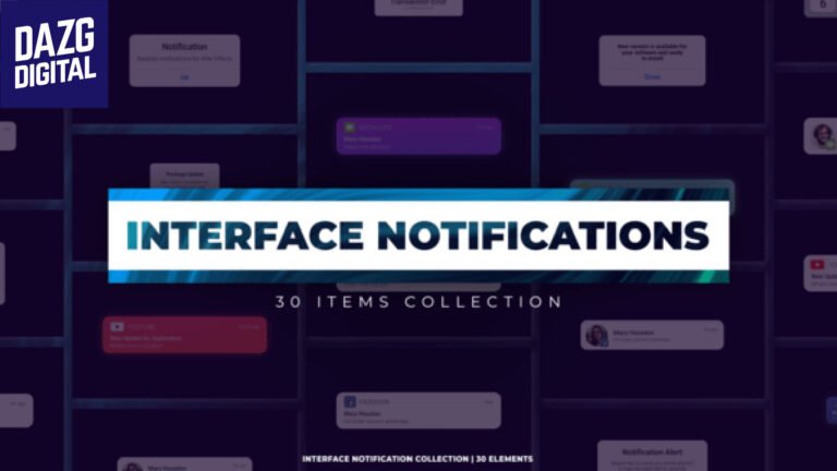 Videohive Interfaces Notifications 40419958
