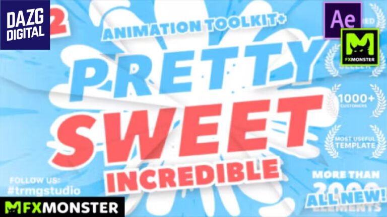 Videohive Pretty Sweet – 2D Animation Toolkit 18421392