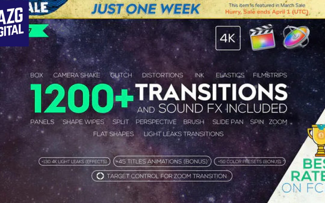 Videohive Transitions and Sound FX + Bonus V7 21589524