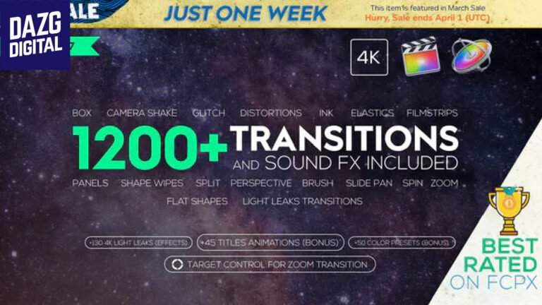 Videohive Transitions and Sound FX + Bonus V7 21589524