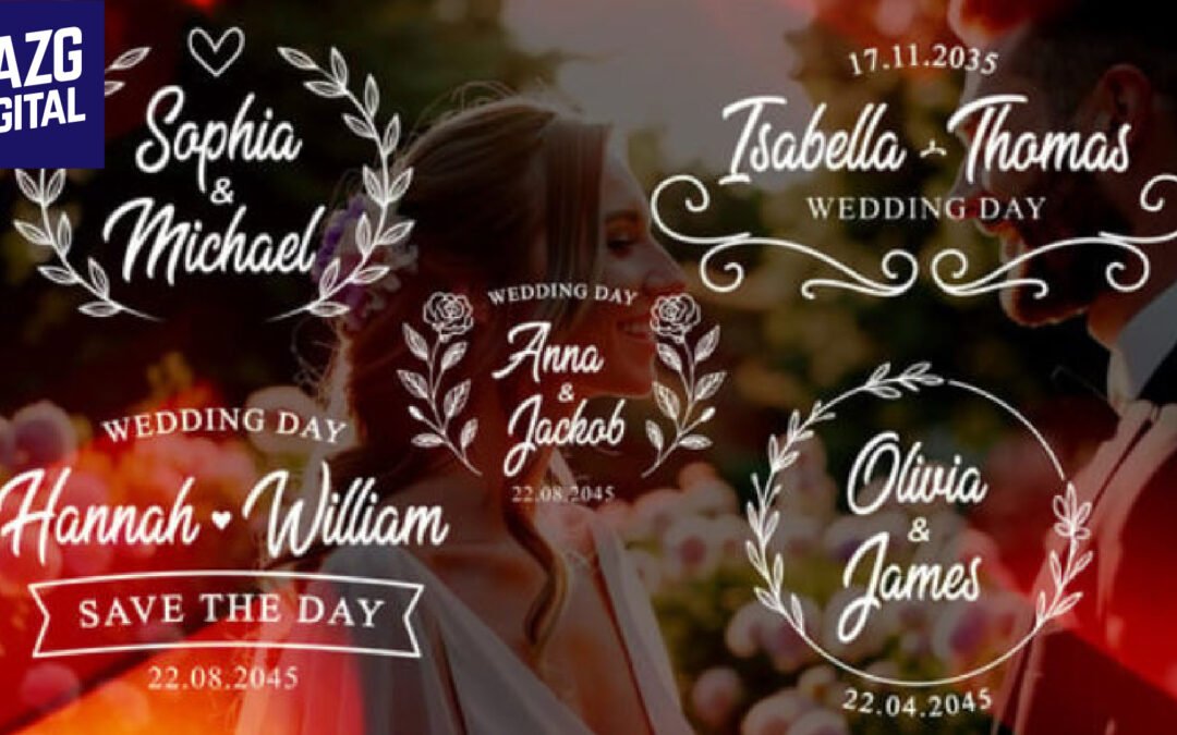Videohive Wedding Titles Pack 58531552
