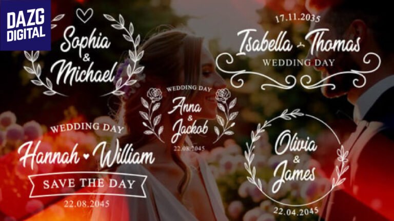 Videohive Wedding Titles Pack 58531552